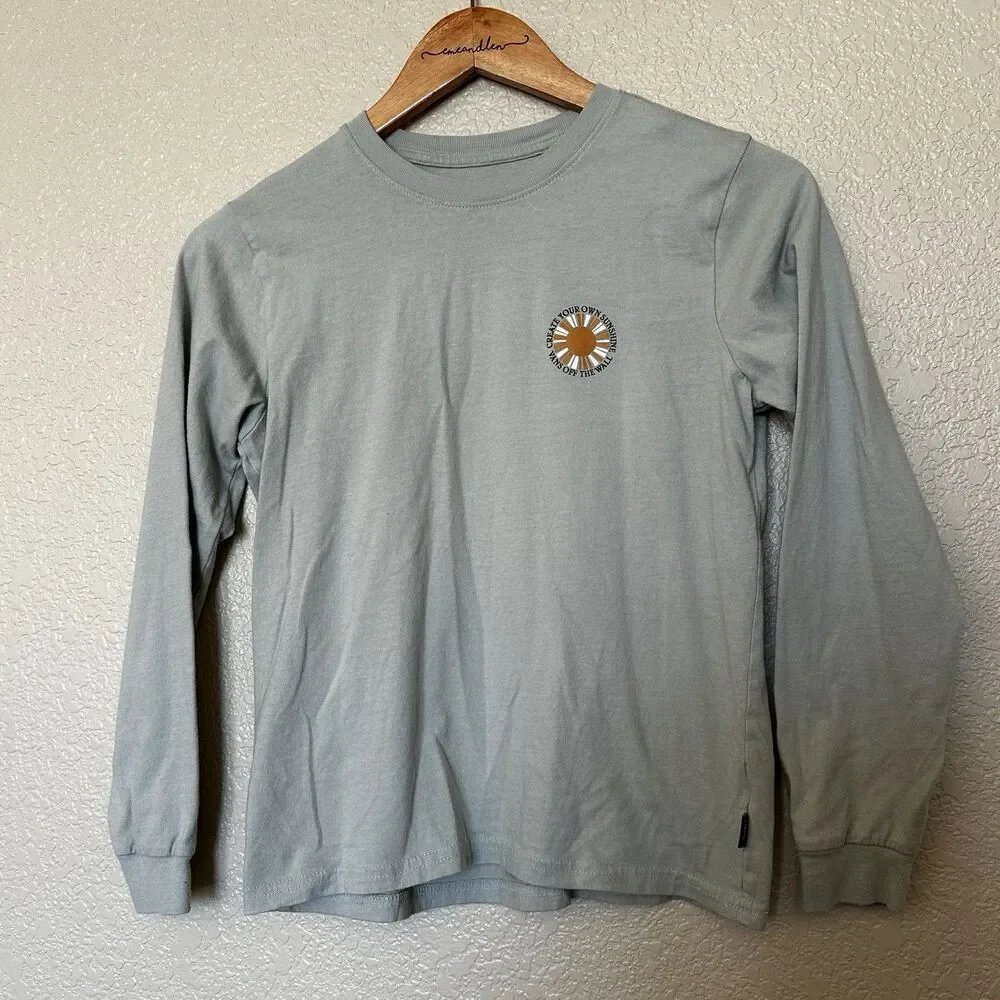 Kids Vans Off The Wall Long Sleeve T-shirt Large (14) Create Your own‎ Sunshine